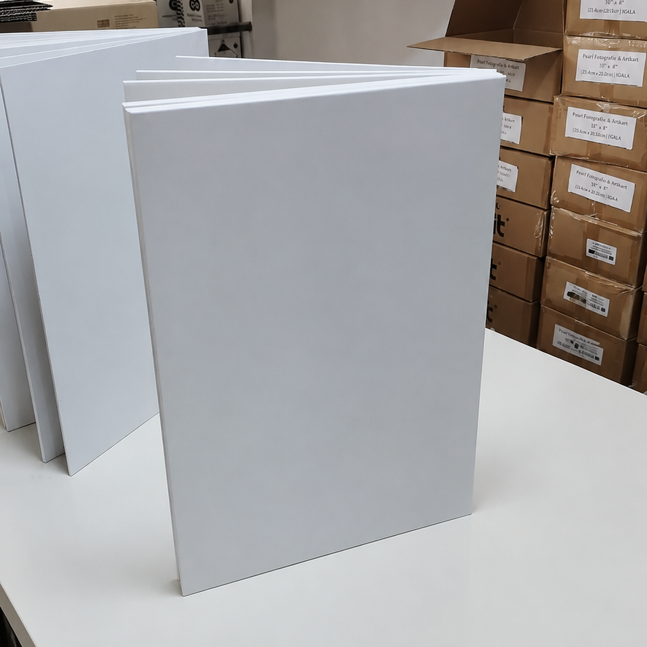Libro Cartonero Prensado Blanco