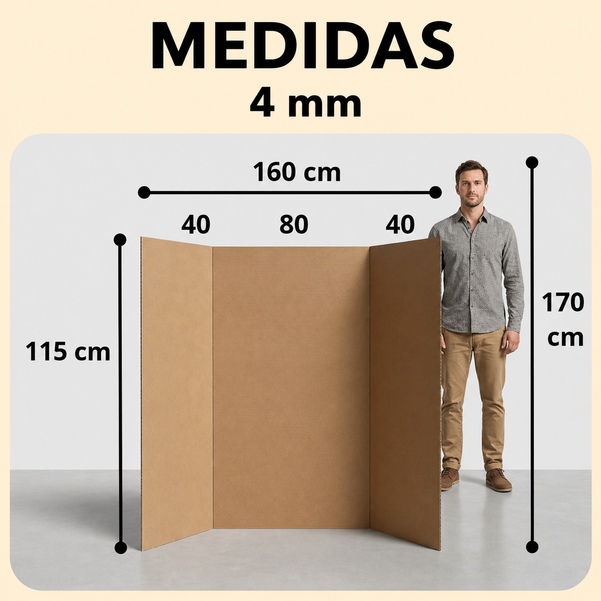 Tríptico altura 115