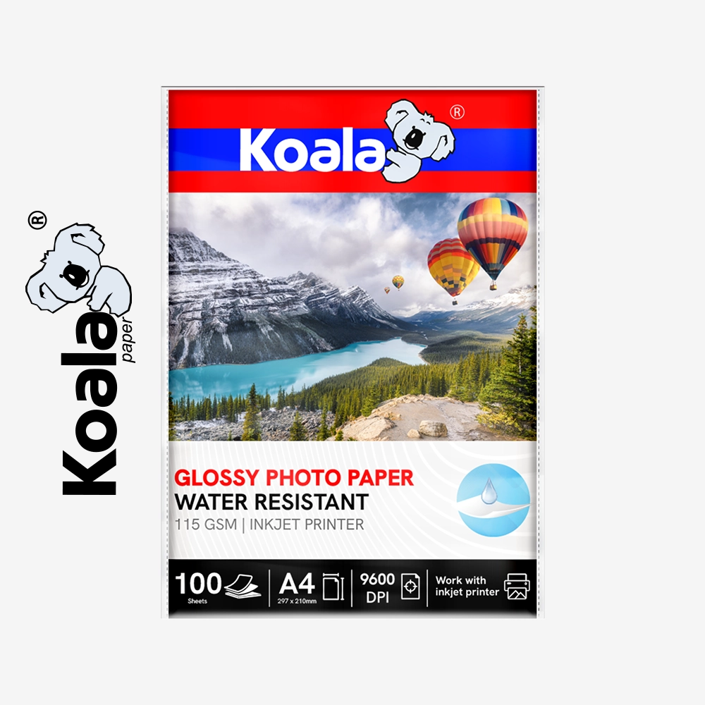 Papel Fotográfico Brillante 115 gsm A4 KOALA