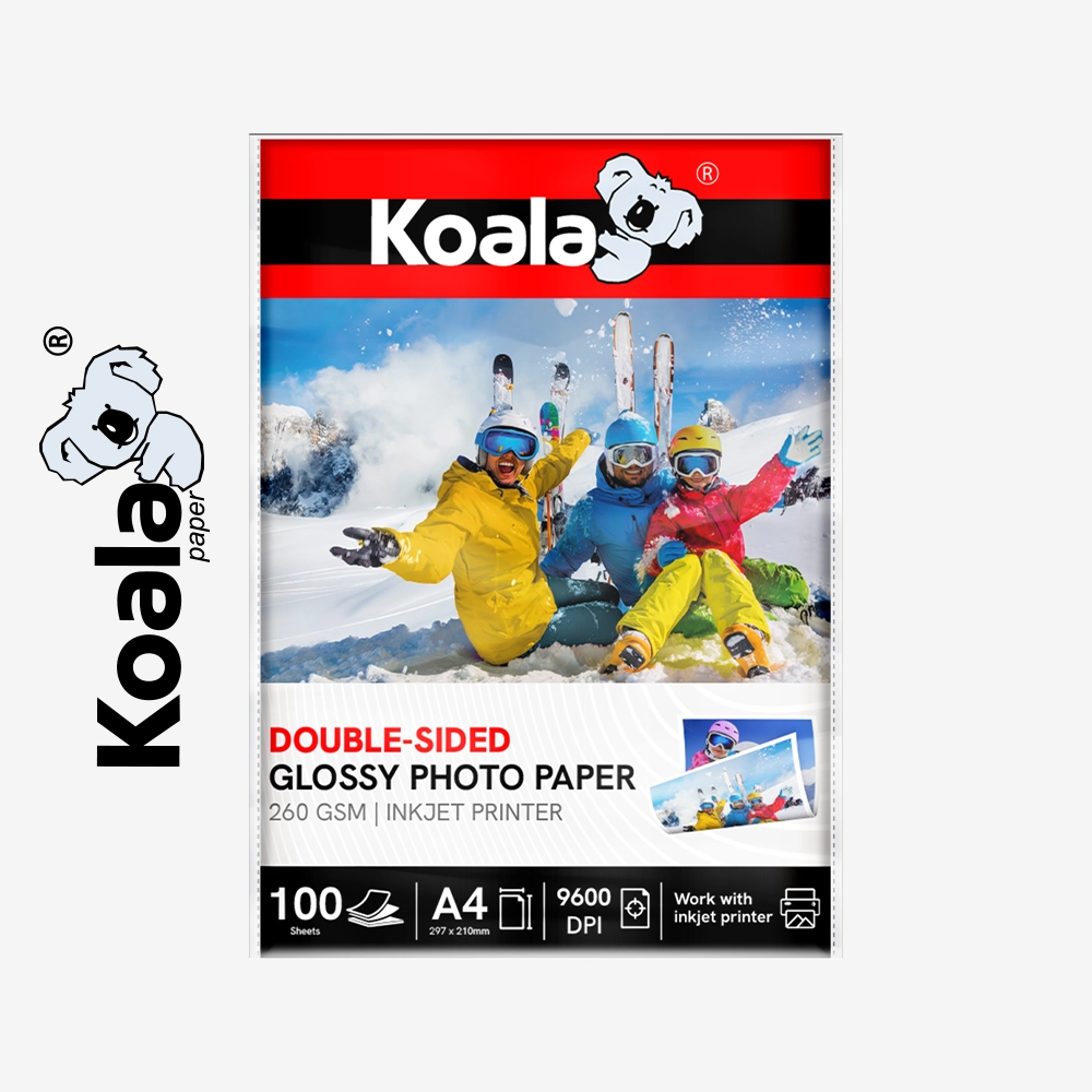 Papel Fotográfico Brillante Doble Cara A4 260 gsm KOALA