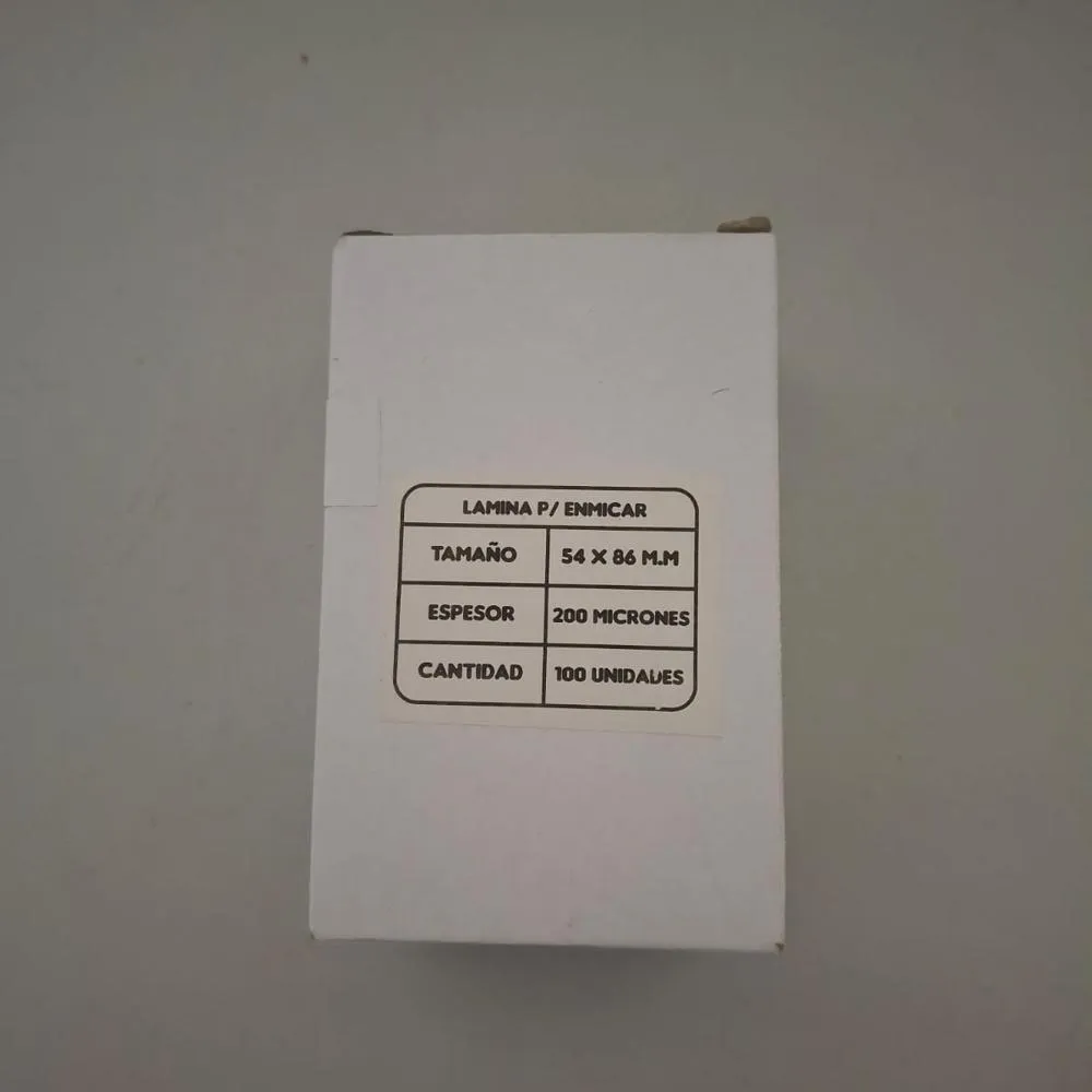 Lamina para Plastificar DNI (5.4 x 8.6)  200 micras (por 100 hojas) KOALA