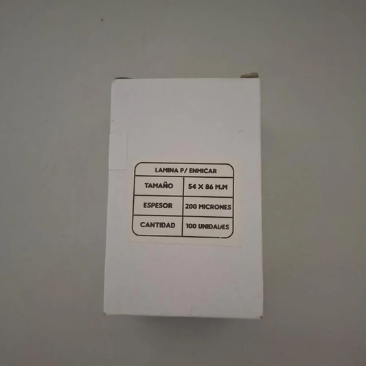 Lámina para Plastificar DNI (5.4 x 8.6)  200 micras (por 100 hojas) KOALA