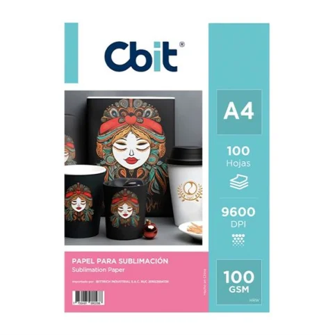 Papel Sublimable (por 100 hojas) CBIT