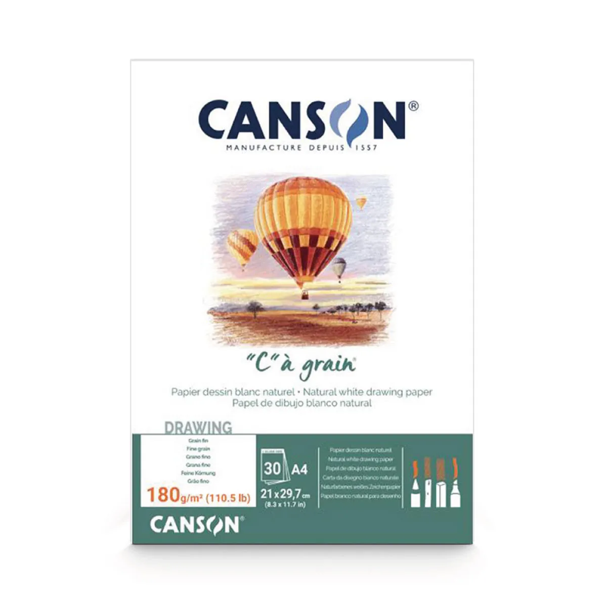 Block Canson 180gr