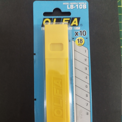 Repuesto Normal de 18mm OLFA (10 hojas)
