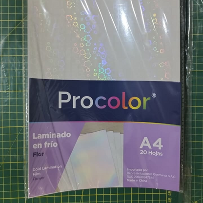 Laminado en Frío A4 (por 20 hojas) PROCOLOR