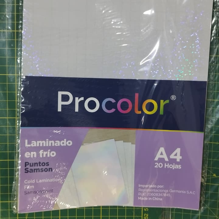 Laminado en Frío A4 (por 20 hojas) PROCOLOR