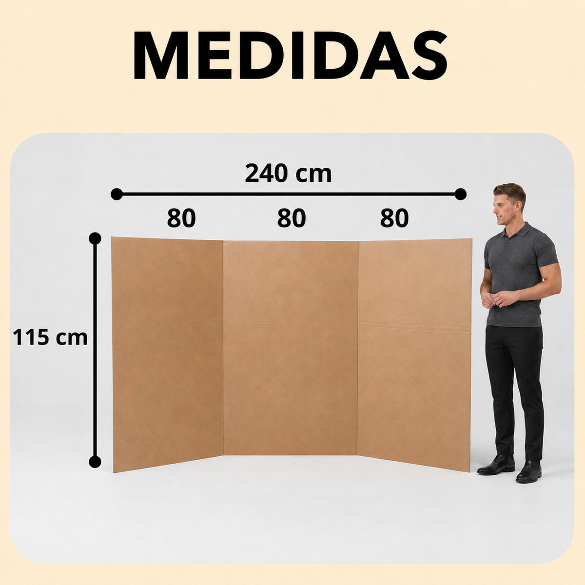 Tríptico altura 115