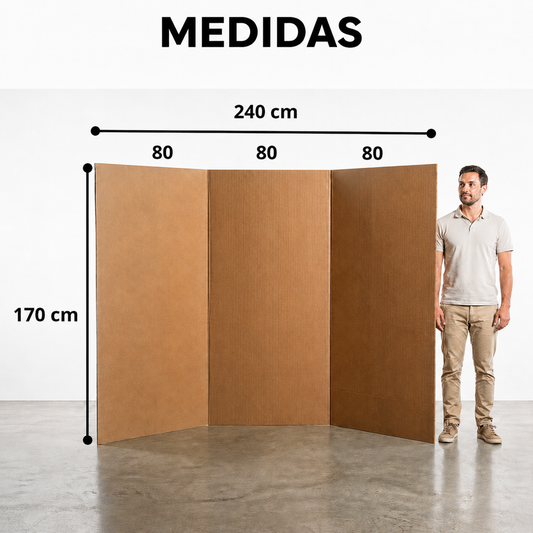 Tríptico altura 170