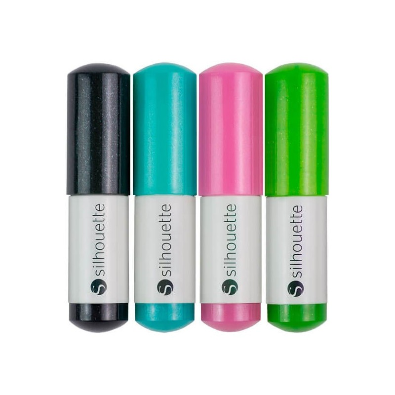 Bolígrafos Glitter - Pack de 4 Colores para Cameo / Silhouette
